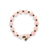 OZ Dorothy Series PK1011 Delicate Pink Quartz Jade Bracelet - Fresh & Feminine Jewelry Gift